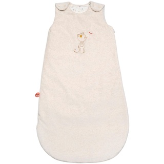 Nattou Babyschlafsack für Herbst und Winter, Aus Baumwolle und Velours, Katze Lana, TOG 2,5, Ca. 90 cm, 6-24 Monate, Mila, Zoë und Lana, Hellgrün