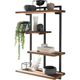 SIT Möbel Wandregal 70 x 97 x 25 cm Schwarz