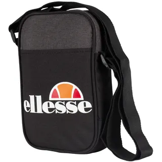 Ellesse Heritage Lukka Umhängetasche für Herren, kleine Gegenstände, Schwarz