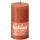 Rustiko Shine Stumpenkerze 13 cm orange