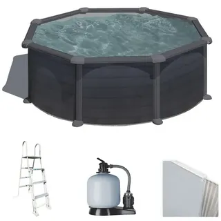 Gre Granada Rundbecken Ø350 x 132 cm - Stahlwandpool