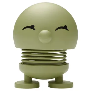 Hoptimist Soft Bimble Wackelfigur & Glücksbringer, Skandinavische Deko Figuren für Wohnzimmer, Schreibtisch, Büro, Bürodeko & Lustige Kleine Geschenke, 4,5 x 5,8 x 6,6 cm, Small, Olive