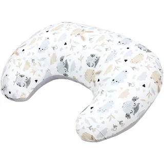 TupTam Stillkissen 46 cm Eule Grau