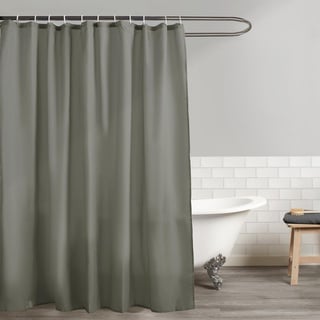 OHS Badezimmer Vorhänge Dusche, schimmelresistente Duschvorhänge Waschbarer Duschvorhang für Badezimmer Anti-Schimmel Duschvorhang, wasserabweisend 180 cm x 180 cm, Grau