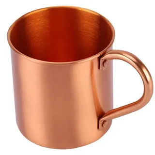 zalati Moscow Mule Becher aus reinem Kupfer ohne Innenfutter für Cocktail, Kaffee, Bier, Milch und Wasser