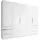 Level 250 x 216 x 58 cm weiß mit Schubladen