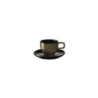 ASA Selection Espressotasse mit Unterer, chestnut Porzellan 25412250 - Braun
