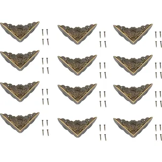 Kleiner Körper Holzkasten -Eckschutz, Dekor 12pcs für
