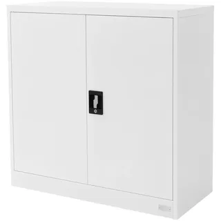 ML-Design Aktenschrank 90x40x90 cm Weiß