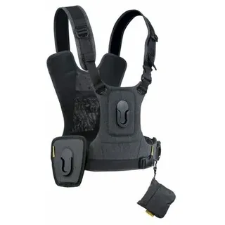 Cotton Carrier Camera Harness-2 G3 - Brustgeschirr als Tragesystem für 2 Kameras  Charcoal