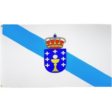 AZ FLAG Flagge GALICIEN 90x60cm - GALICIEN Fahne 60 x 90 cm - flaggen Top Qualität