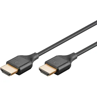 goobay HDMI-Kabel 2.1 2 m Schwarz