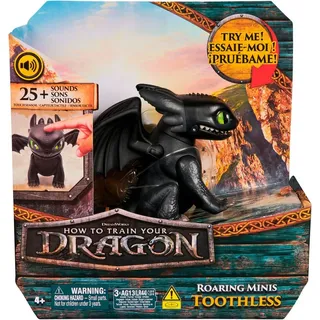 Spin Master Spielfigur »Dragons Movie Interaktive Mini-Drachen - Ohnezahn« mit Soundeffekt, bunt