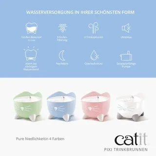 Catit Pixi Trinkbrunnen Hellblau