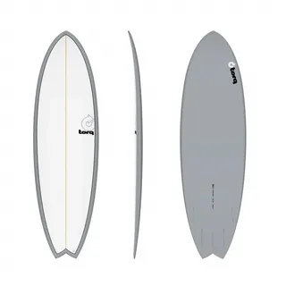 Torq Surfboard TORQ Epoxy TET 5.11 Fish Grey Pinline