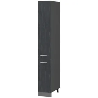 Vicco Hochschrank Apothekerschrank 30 x 57,2 x 206,8 cm Schwarz