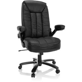 HJH Office INSTRUCTOR III Echtleder Schwarz