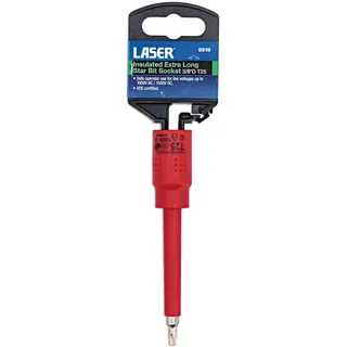 Laser Insulated Extra Long Star Bit Socket 3/8" D T25