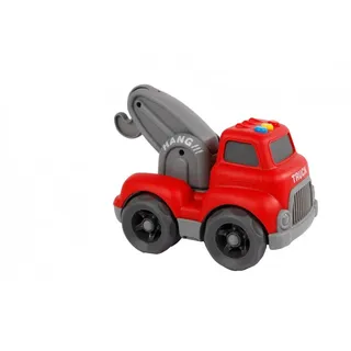 Cilgro Mini-Club-Abschleppwagen mit Licht und Ton, 16 cm groß, rot - Rot