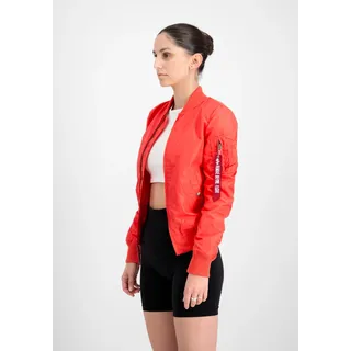 Alpha Industries MA-1 TT Bomberjacke für Damen, Radiant Red