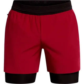 Under Armour Peak Woven 2-in-1 Kurze Hose Rot S Mann Rot S - Rot