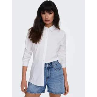 Jdy Damen Bluse JDYMIO L/S Shirt WVN NOOS, Weiß (White), 38