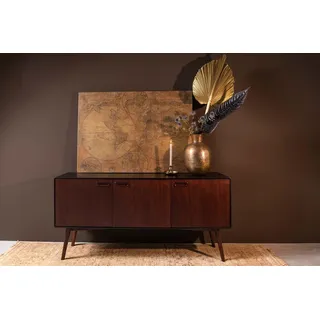 Juju Sideboard groß Dunkelbraun - Schwarz
