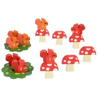 Petit Collage Brettspiel Springendes Eichhörnchen - Multicolor - One Size