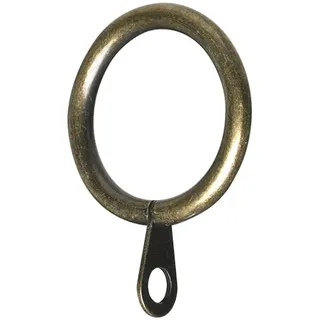 Bulk Hardware bh05375 Gardinen Stange Ring Feste Eye Messing antik Innere Dimension 25 mm, Set 24 Stück