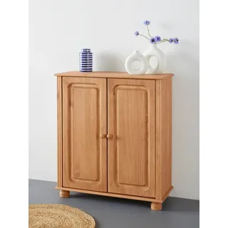 OTTO home Highboard 85 x 95 x 34 cm Braun / Beige