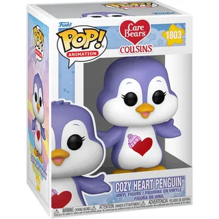 Funko POP! Animation: Care Bears - Cozy Heart Penguin | Offizielles Cartoon/Animation Merch - Vinyl Sammelfigur als Regal Deko - Geschenkidee zum Geburtstag für Fans und Sammler