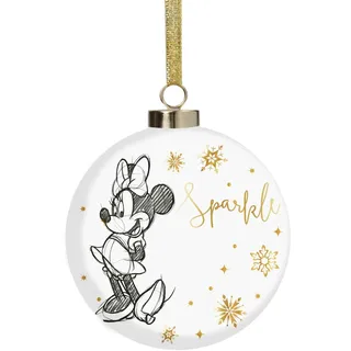 Disney 90mm Weihnachtskugel Baumdekoration - Minnie Maus