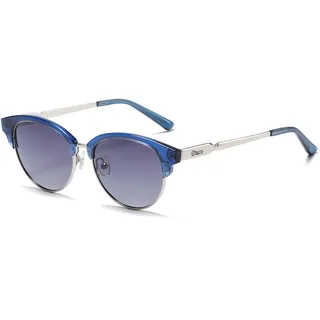 DUCO Damen Sonnenbrille Polarisiert Sonnenbrillen mit UV400 Schutz modisch Designer Sonnenbrille Großer Metall Rahmen DC1221