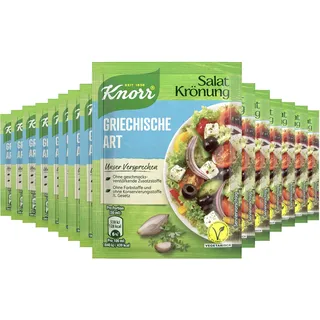 Knorr Salatkrönung Griechische Art für leckeres Salatdressing mit natürlichen Zutaten* 15x 52 ml