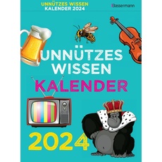 Bild Unnützes Wissen Kalender 2024. Der beliebte, aber überflüssige Abreißkalender