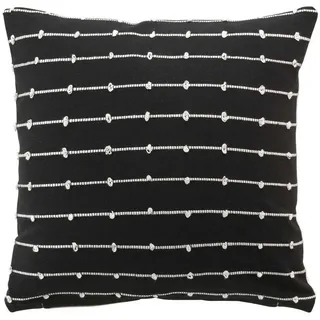 Douceur d ́intérieur Zierkissen Linechic 45/45 cm , Naturmaterialen , Abstrakt, Ethno , Quadratisch , 45x45 cm , Heimtextilien, Wohntextilien, Kissen, Zierkissen