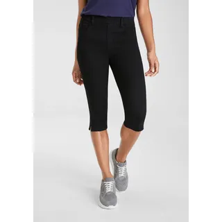 Arizona Caprijeans »Ultra-Stretch« extra-eng geschnittene Beinform, hoher Bund, in Capri-Länge, schwarz