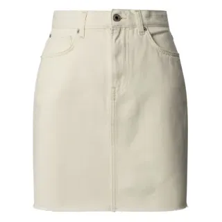 Pepe Jeans für Damen. PL901221TB7 Rock W11 Mini weiß ecru (S), Lässig, Baumwolle, Nachhaltig