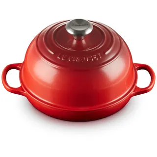 Le Creuset Signature Gusseisen Brot Bräter, 24cm, Kirschrot,
