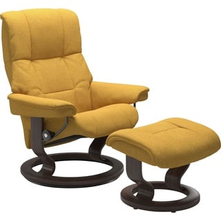 Stressless® Relaxsessel »Mayfair«, mit Classic Base, Größe S, M & L, Gestell Wenge, gelb