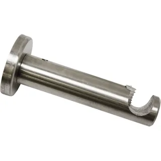 GARDINIA Träger für Gardinenstange mit Ø 12 mm, Offen, 7,5 cm,