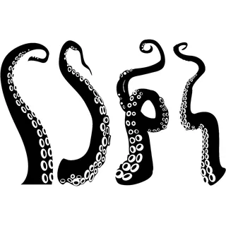 SUPERDANT Wandtattoo Octopus Tentakel Wandsticker Wohnzimmer Meer Tier Thema Wandsticker Interessante Zitate Wandtattoo Wandaufkleber Für Wohnzimmer Schlafzimmer Wand Tür Dekor 23x59cm