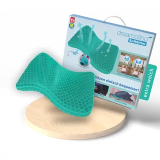 Dreamolino Soft Sitter Sitzkissen - Das Original aus dem TV - Flexibles Gel-Sitzkissen mit offener Wabenstruktur · druckentlastend & atmungsaktiv