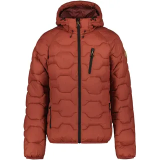 Steppjacke ICEPEAK, Herren, Gr. 50, orange (burned orang), Obermaterial: 100% Polyamid. Futter: 100% Polyamid. Wattierung: 100% Polyester, Jacken Steppjacke, für Erwachsene, für Outdoor-Aktivitäten, aus Polyamid