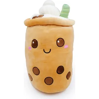 Buzz - Kuscheln - Boba - Bubble Tea - Kawaii - Groß - Braun - 50 cm