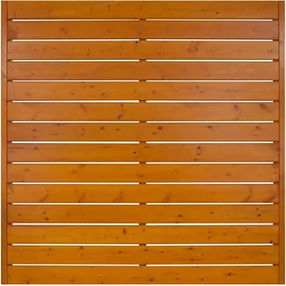 Sichtschutzzaunelement Faro Pinie lackiert 180 cm x 180 cm