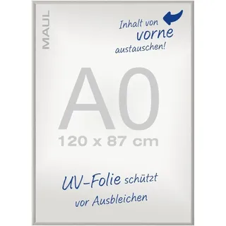 Maul Klapprahmen A0 silber