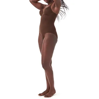 SPANX Shapewear für Damen Tummy Control High-Waisted Power Panties (Regular und Übergröße), Chestnut Brown, L