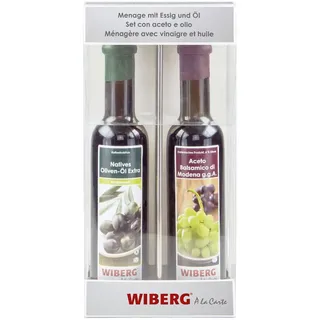 Wiberg Menage Edelstahl mit Essig Balsamico und Olivenöl 500ml