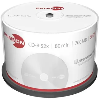 PrimeOn CD-R 700MB 50er Spindel 50 x), Optischer Datenträger